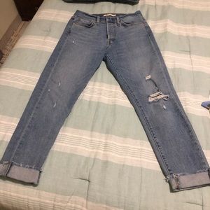 Levi's Blue Straight Leg Women's Jeans